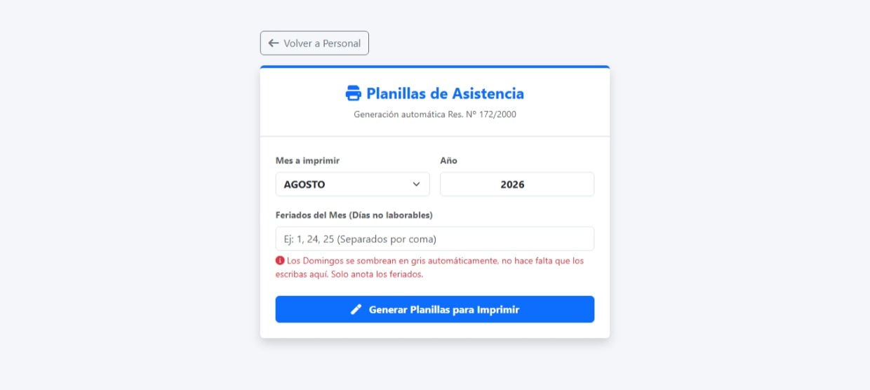 Captura del sistema